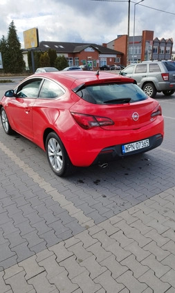 Opel Astra cena 35500 przebieg: 165000, rok produkcji 2012 z Płońsk małe 16